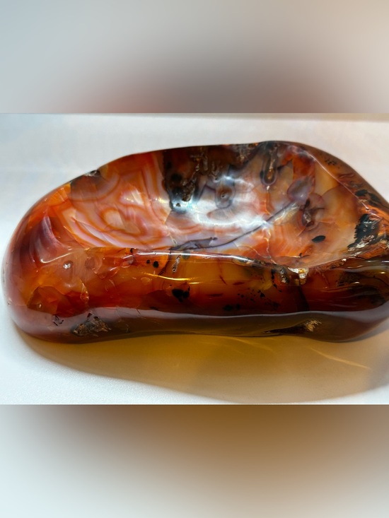 Other - Large Natural Carnelian Crystal Bowl